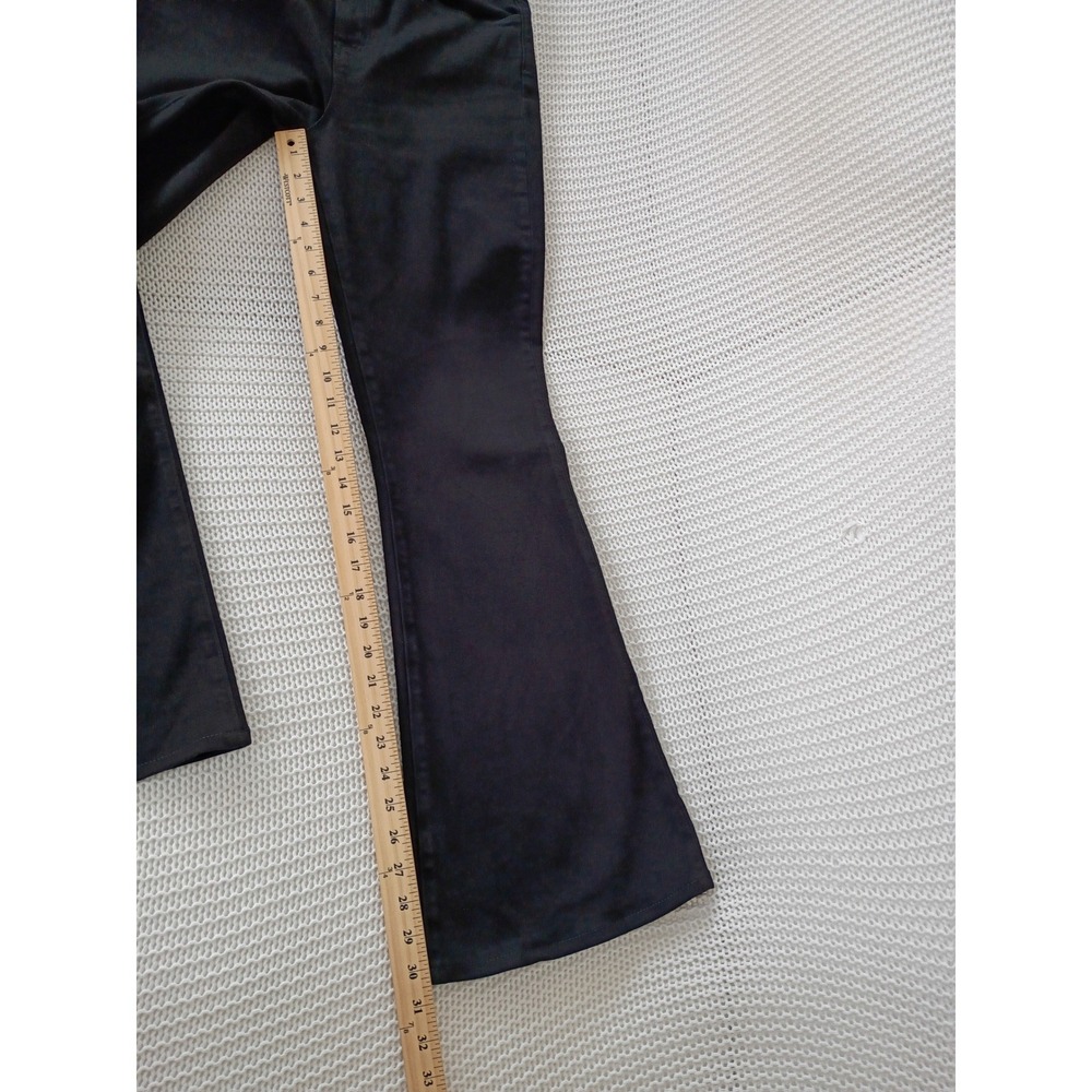 L'AGENCE SERA NWOT High Rise Bootcut Jeans Saturated‎ Black 30x30 Flare USA $298 - Picture 6 of 12